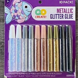 💞 New 10-Pack Mystical Glitter Glue